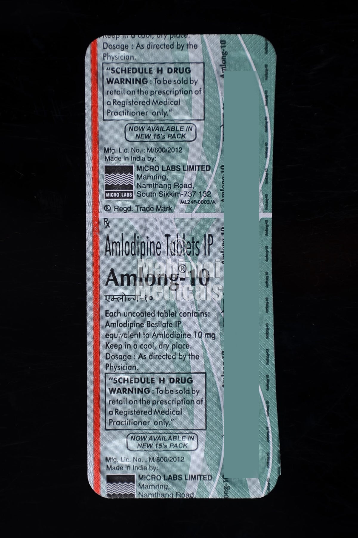 Amlong 10 MG Tablet