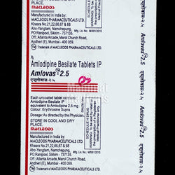 Amlovas 2.5 MG Tablet