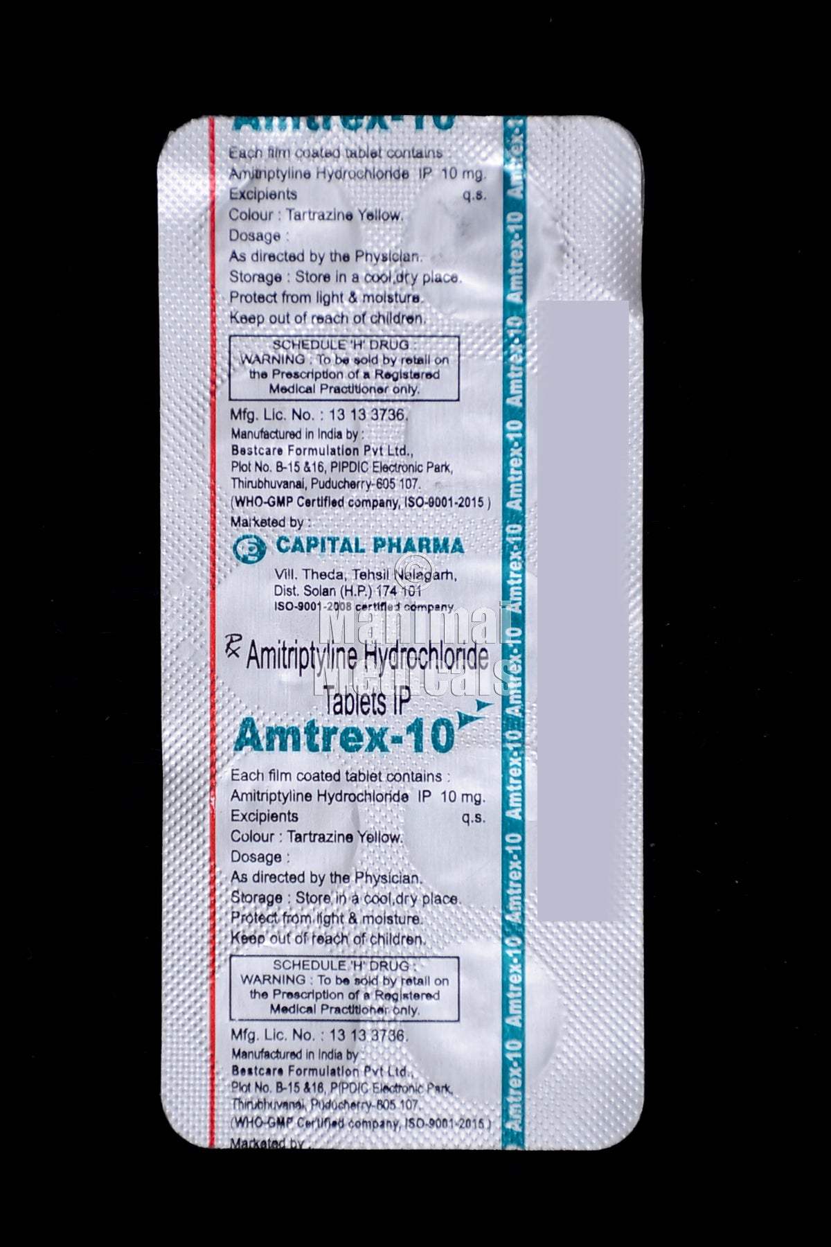 Amtrex 10 mg Tablet