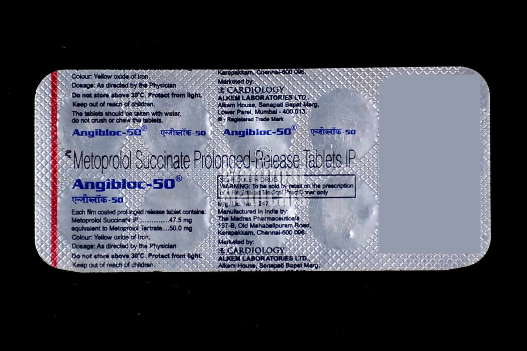 Angibloc 50 MG Tablet