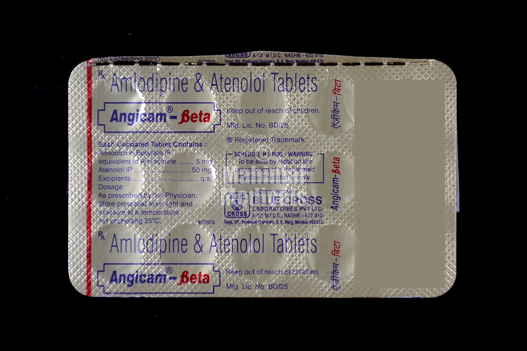 Angicam Beta (5/50 mg) Tablet