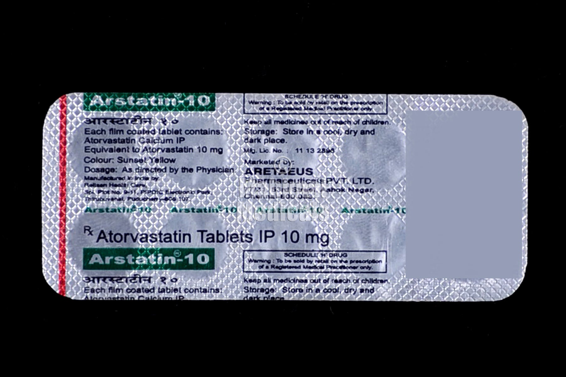 Arstatin 10 MG Tablet