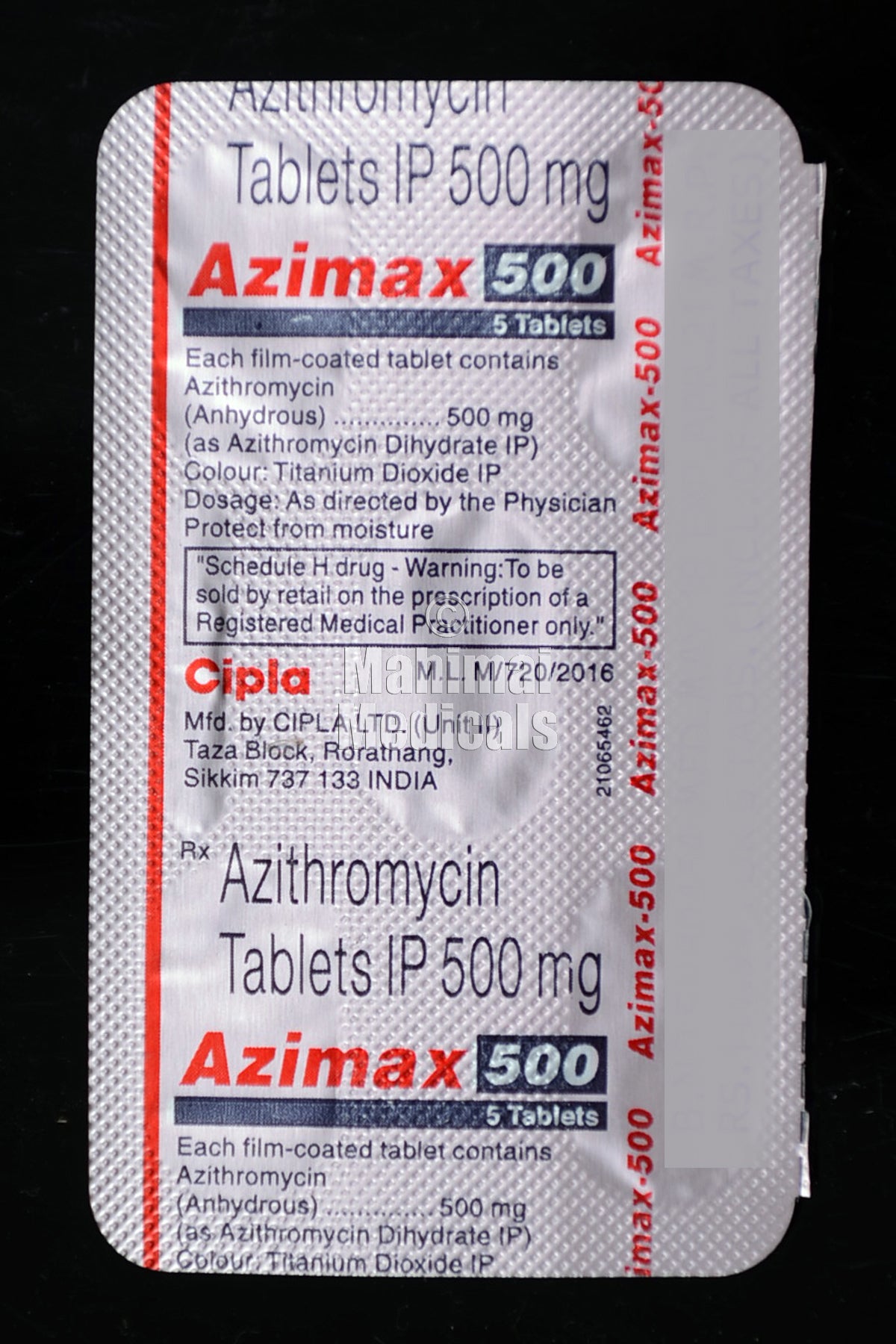 Azimax 500 MG Tablet