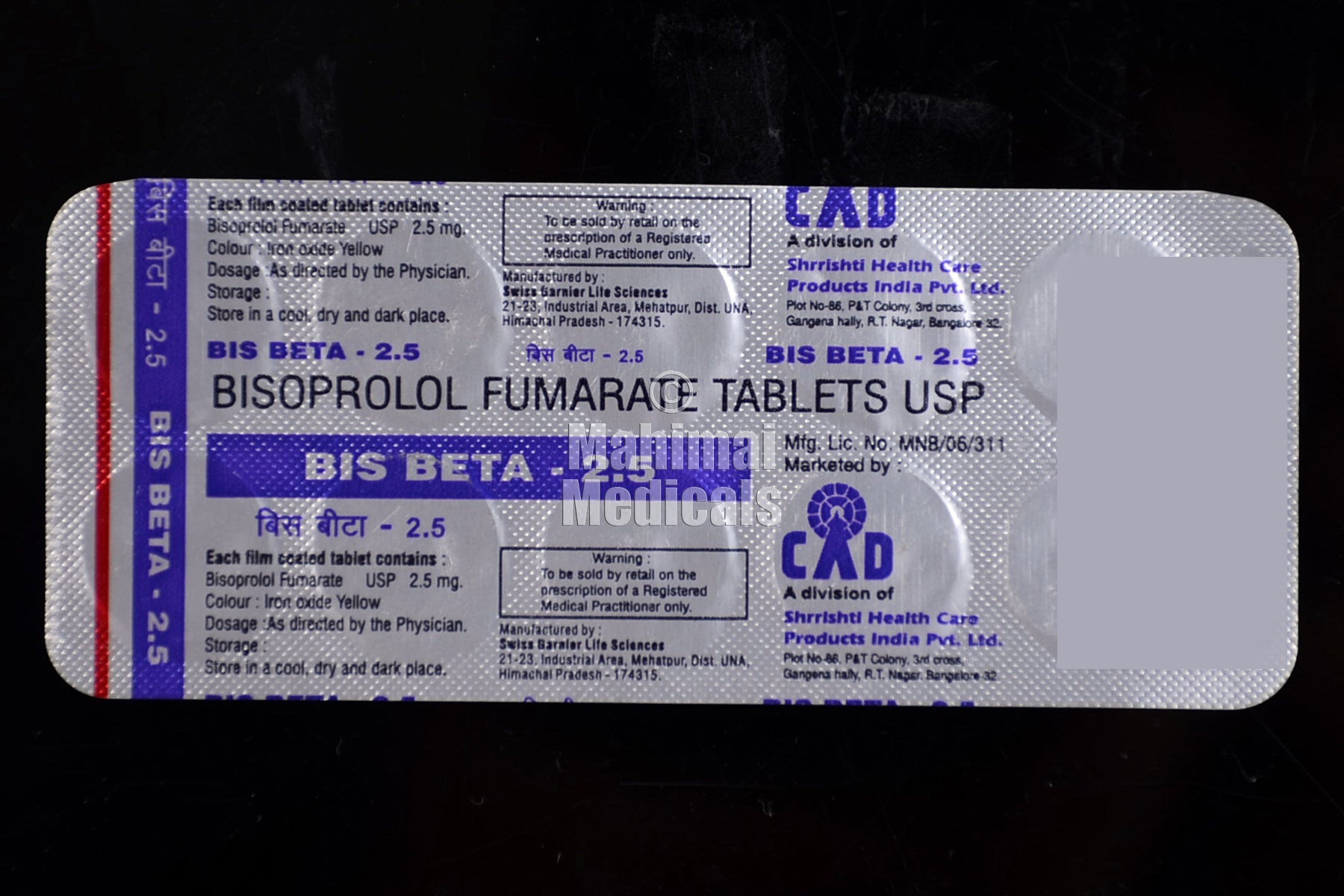 Bisbeta 2.5 MG Tablet