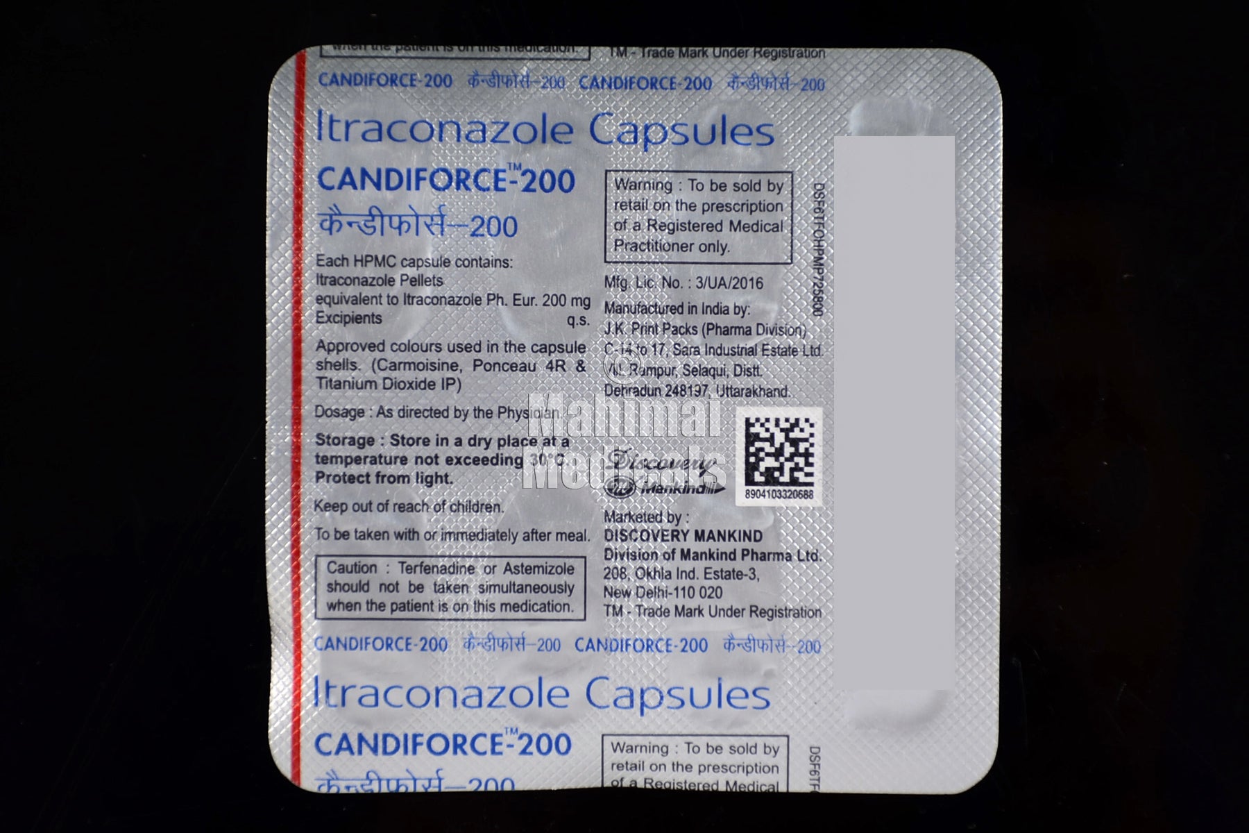 Candiforce 200 MG Capsule