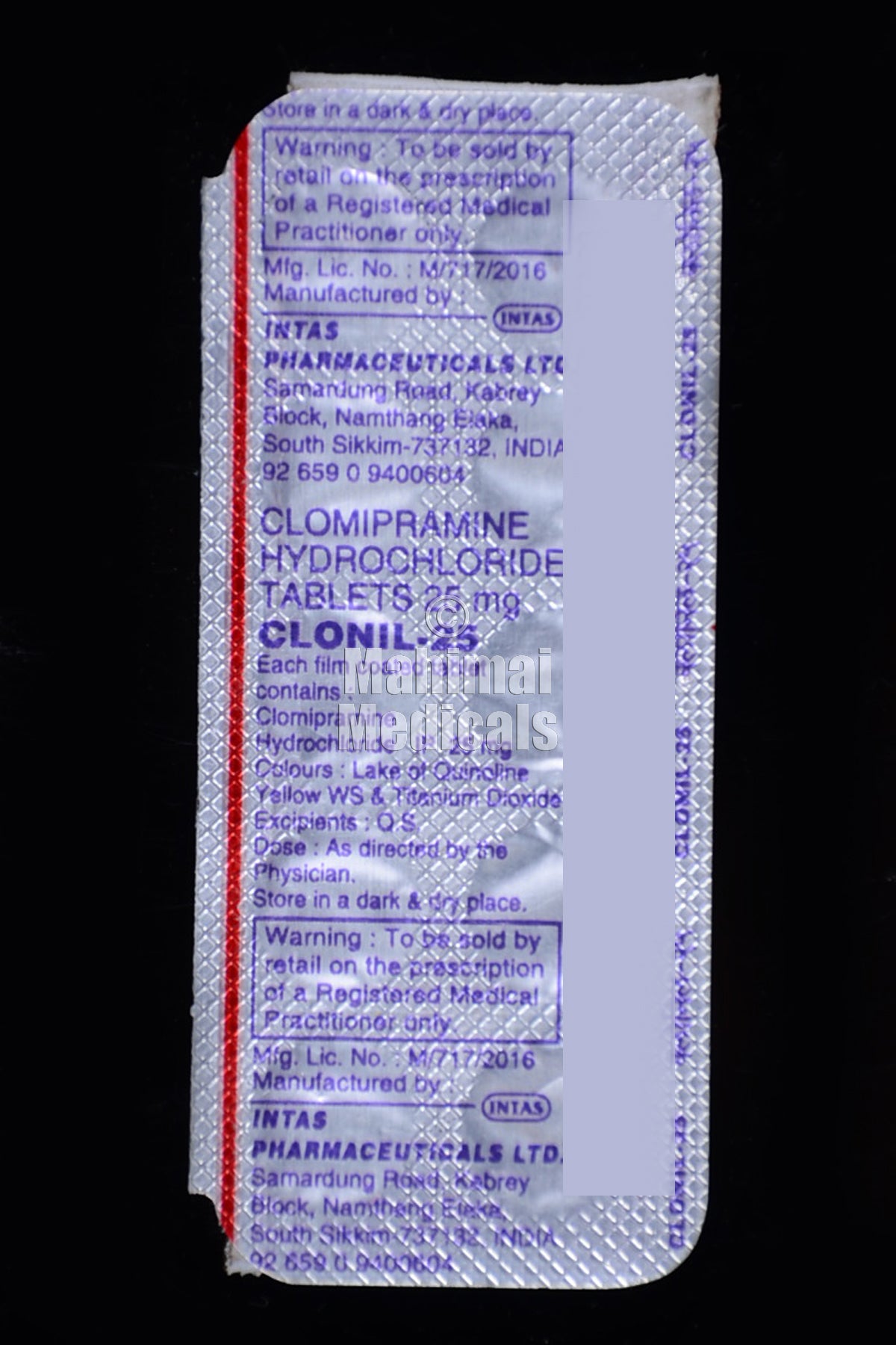 Clonil 25 MG Tablet