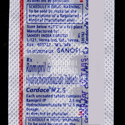 Cardace H (12.5/2.5 mg) Tablet