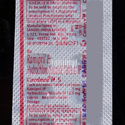 Cardace H (12.5/5 mg) Tablet