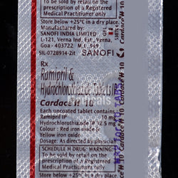 Cardace H (12.5/10 mg) Tablet
