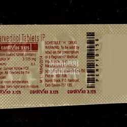 Cardivas 3.125 MG Tablet