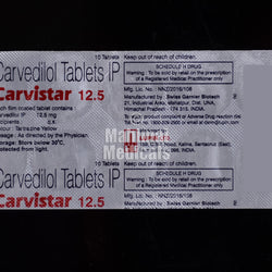 Carvistar 12.5 MG Tablet