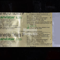 Carvistar 6.25 MG Tablet