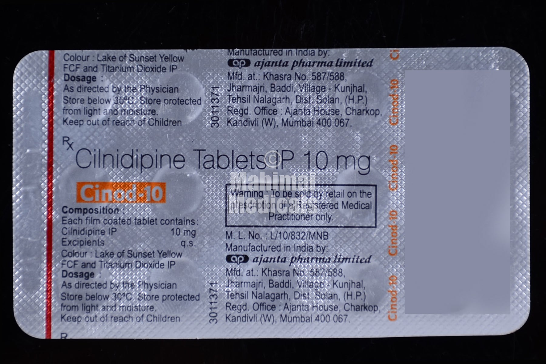 Cinod 10 MG Tablet