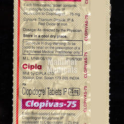Clopivas 75 MG Tablet