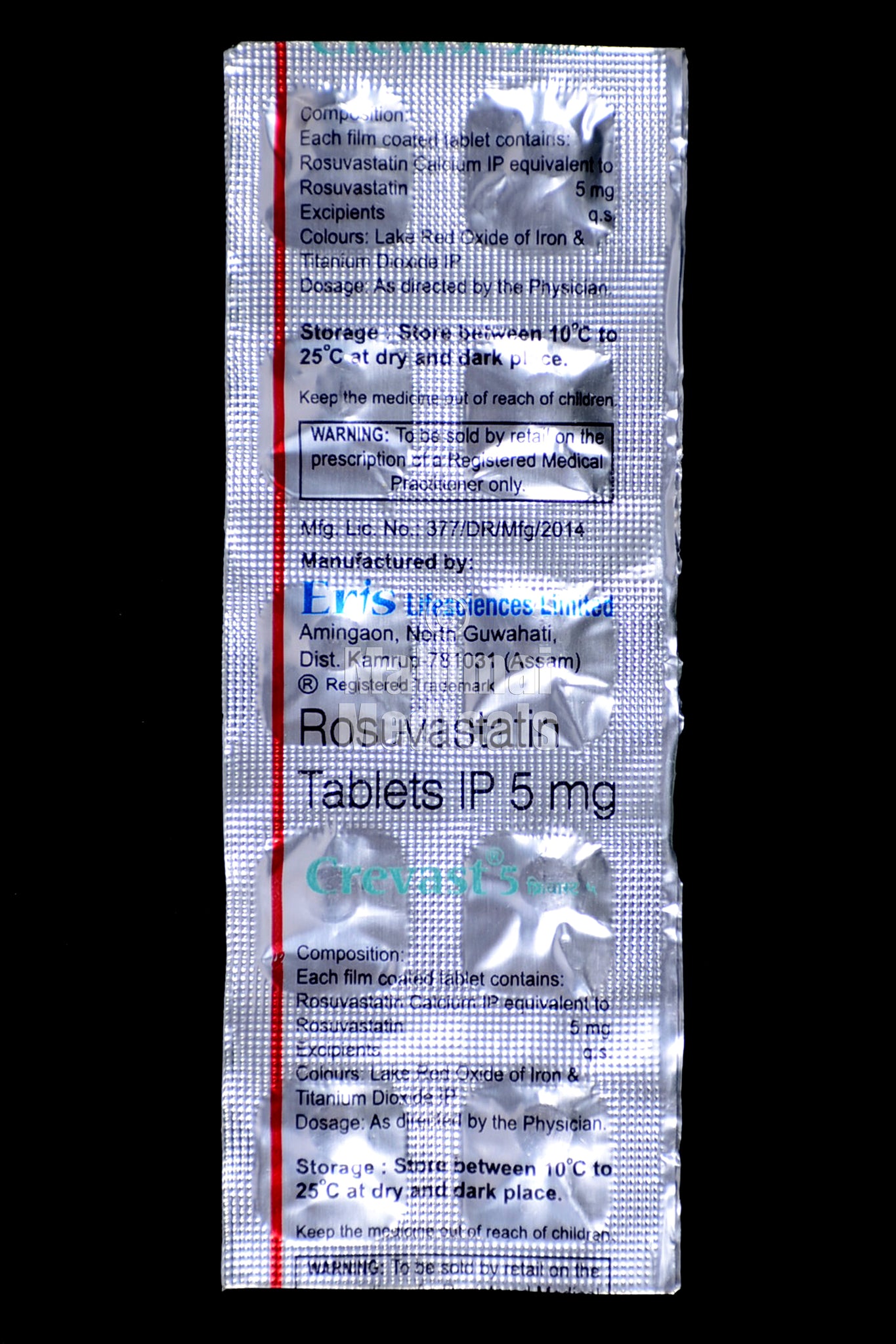 Crevast 5 MG Tablet