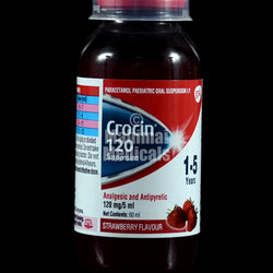 Crocin 120 Suspension_5ml (Strawberry Flavor)