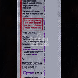 Cymet Er 25 MG Tablet ER