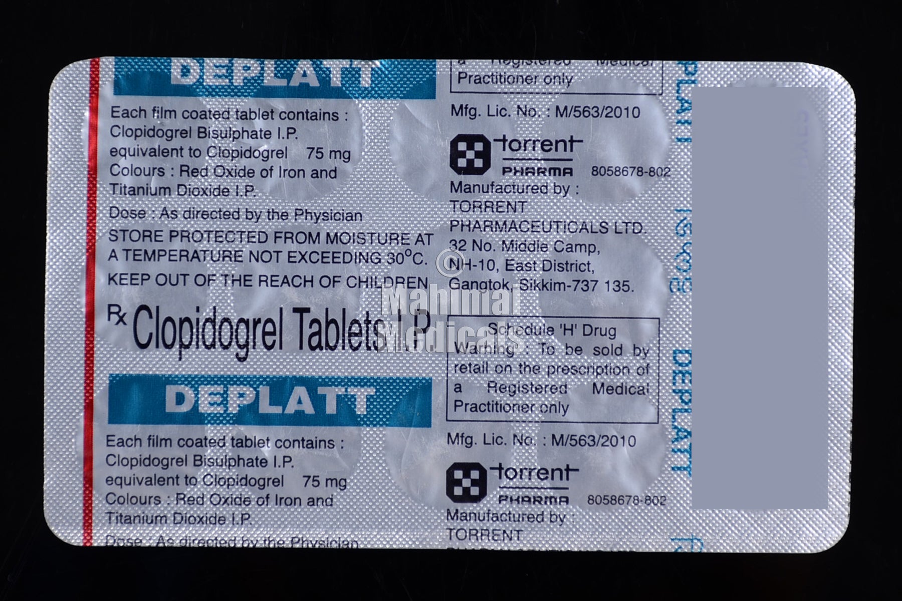 Deplatt 75 MG Tablet