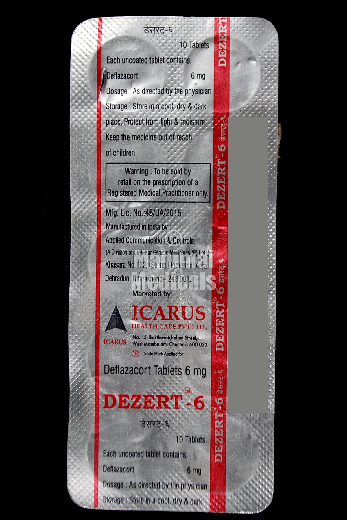 Dezert 6 MG Tablet