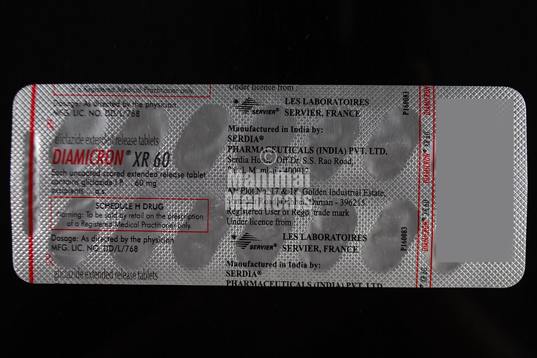 Diamicron 60 MG Tablet XR