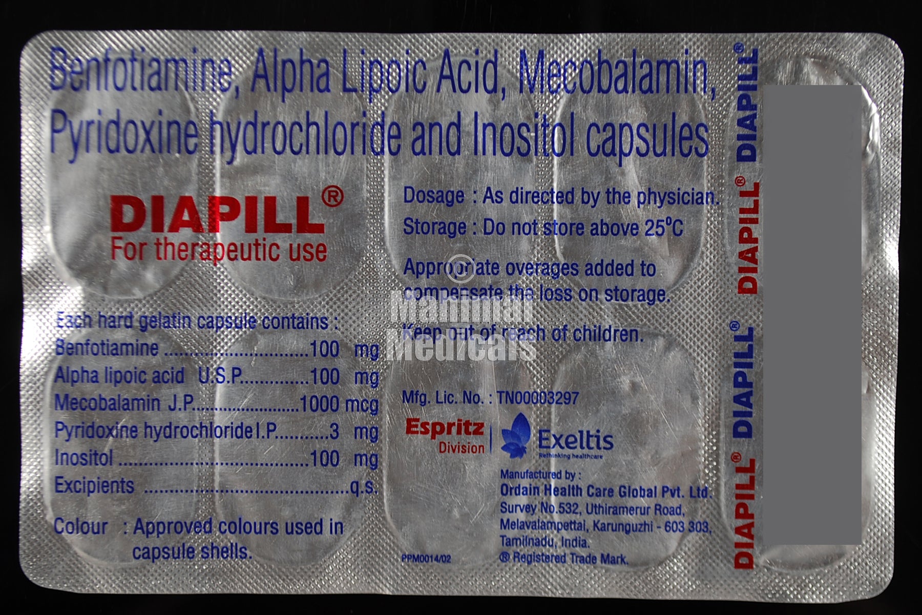 Diapill Tablet