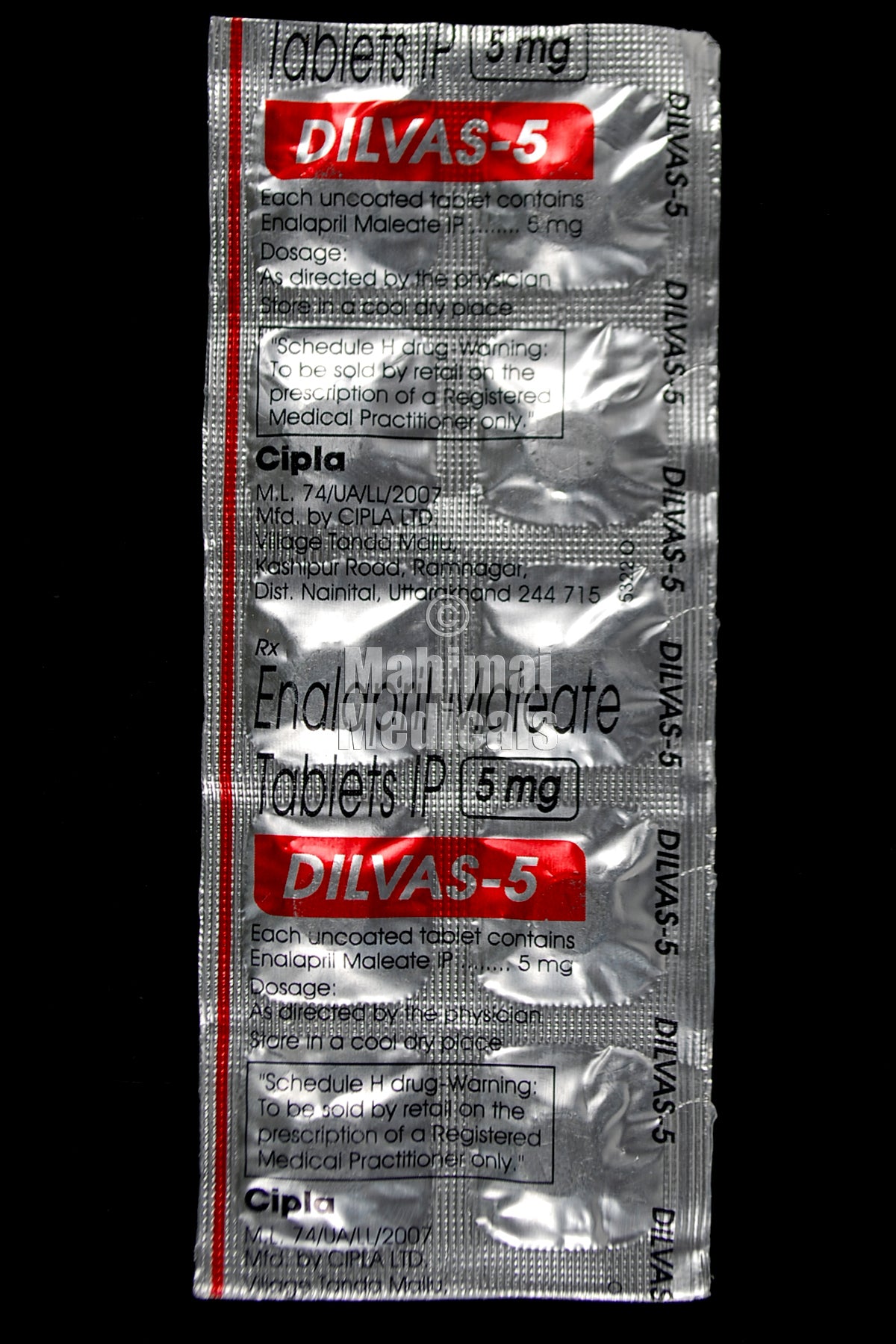 Dilvas 5 MG Tablet