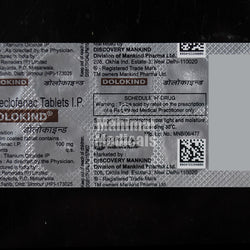 Dolokind 100 MG Tablet