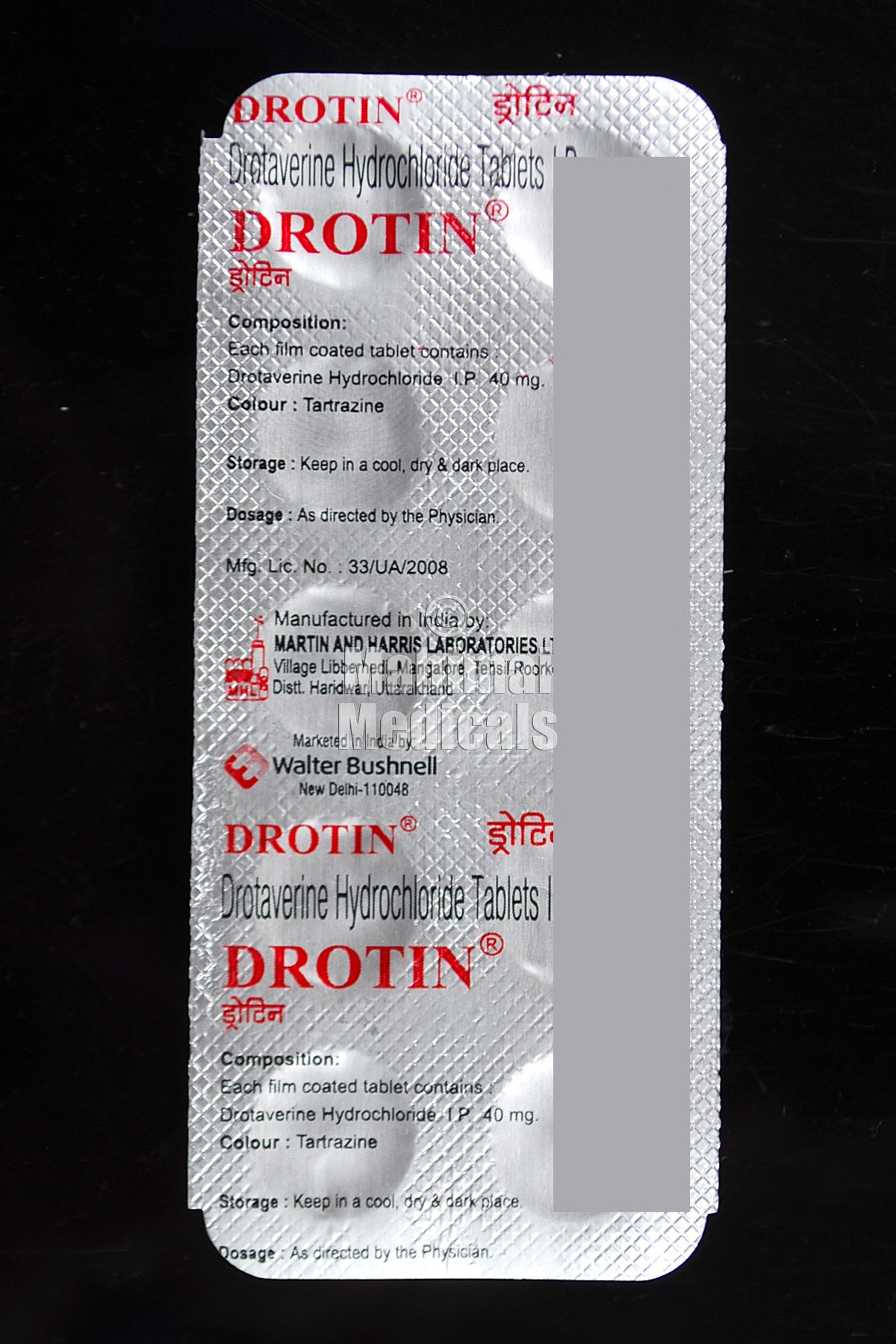 Drotin 40 MG Tablet