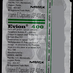 Evion 400 mg Capsule