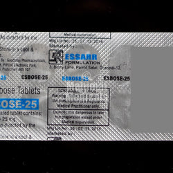 Esbose 25 mg Tablet