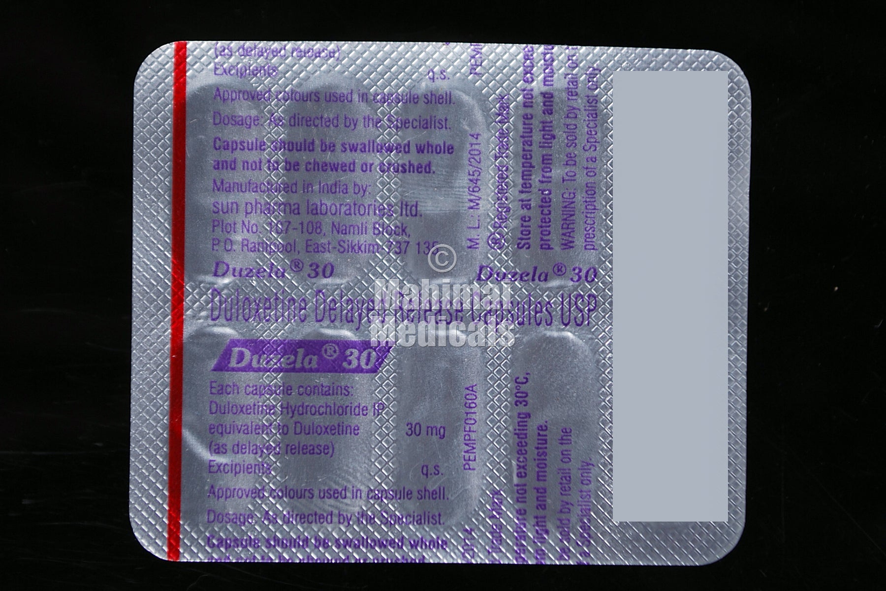 Duzela 30 MG Capsule