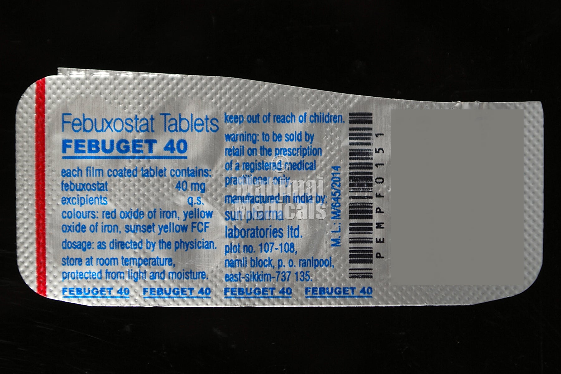 Febuget 40 MG Tablet