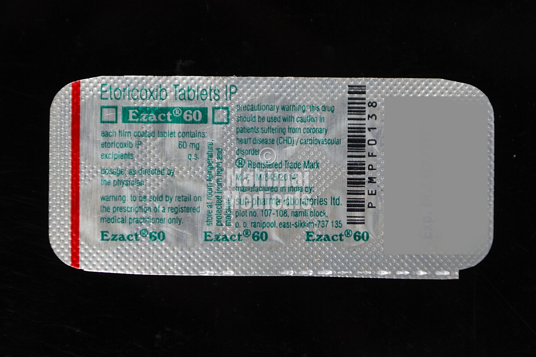 Ezact 60 MG Tablet