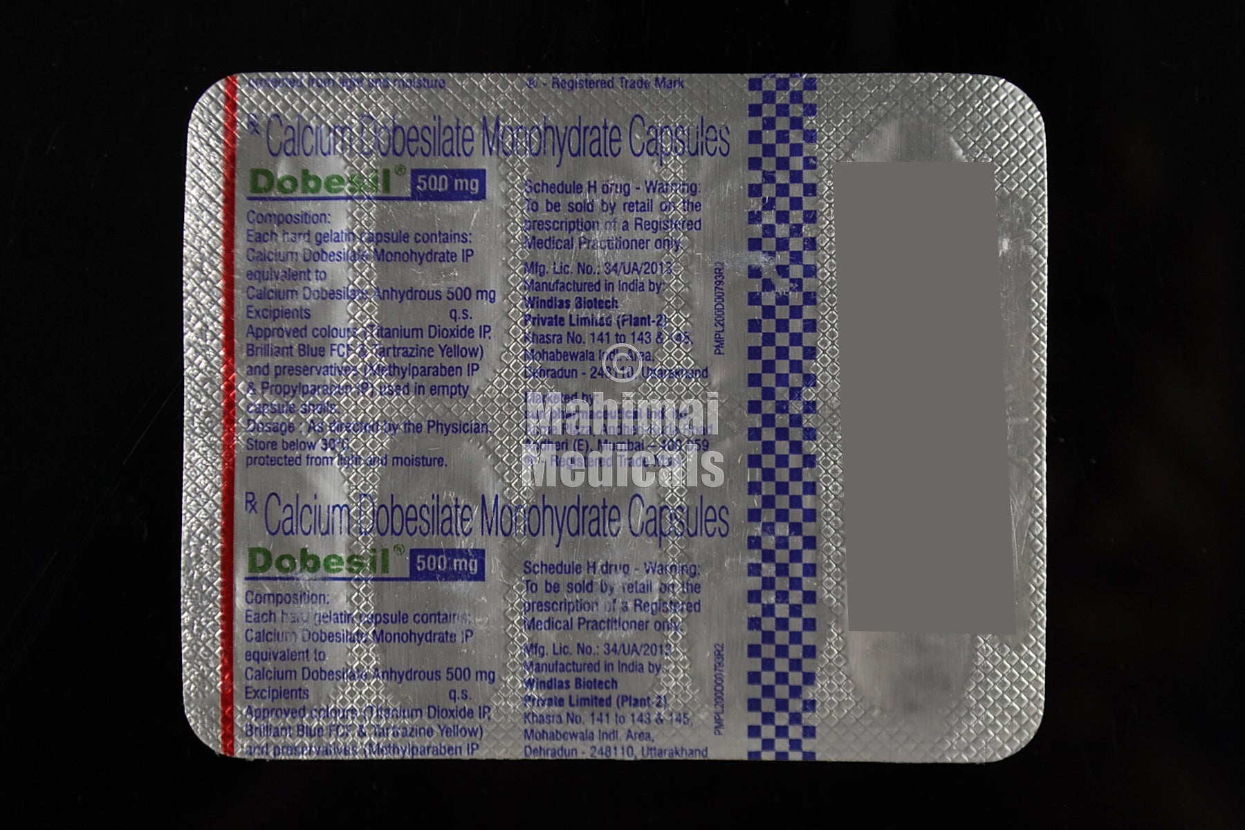 Dobesil 500 mg Capsule