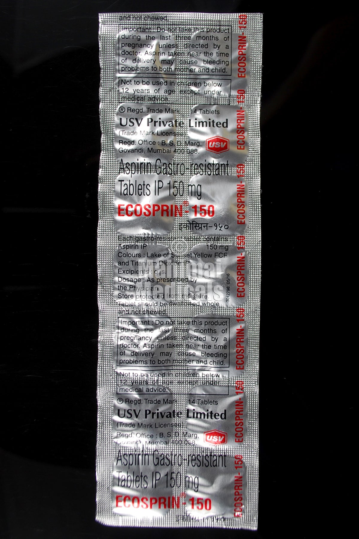 Ecosprin 150 MG Tablet