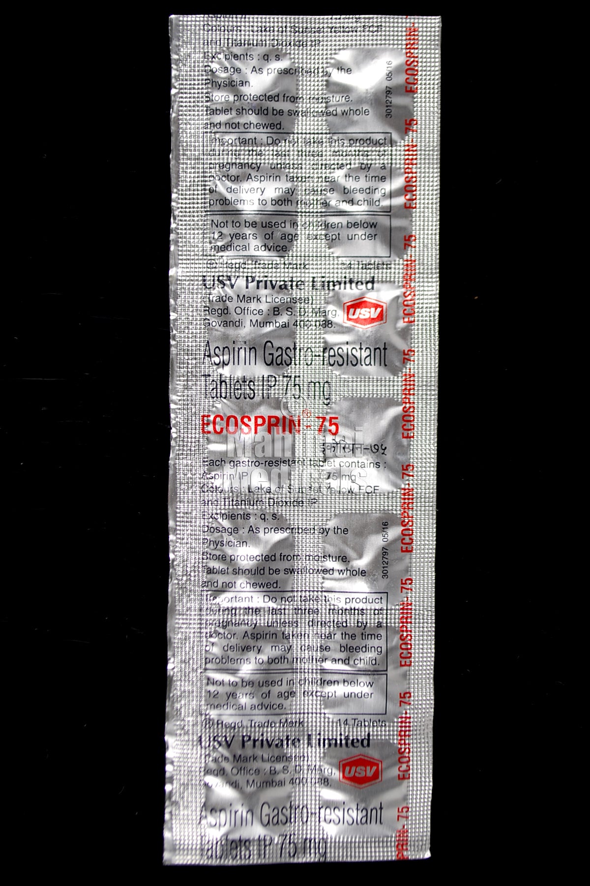 Ecosprin 75 MG Tablet