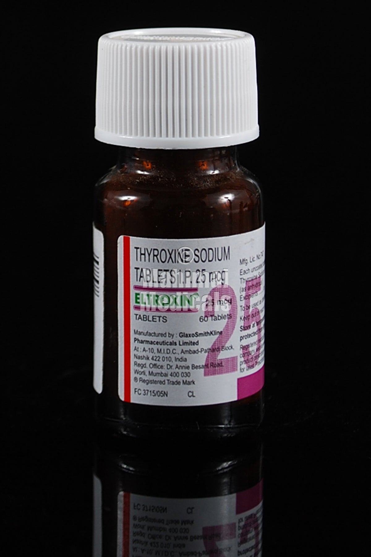 Eltroxin 25 mcg Tablet