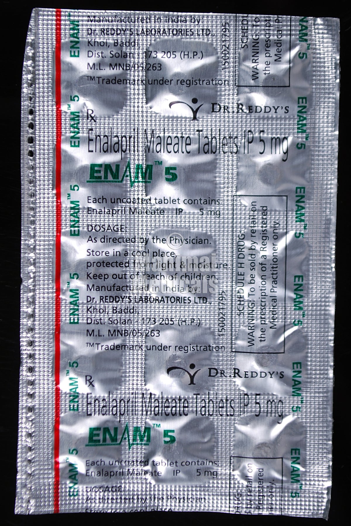 Enam 5 MG Tablet