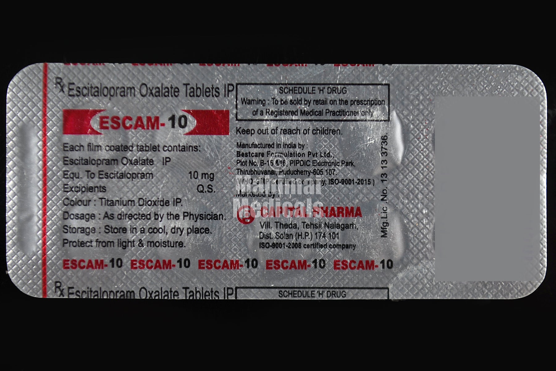 ESCAM-10 Tablet