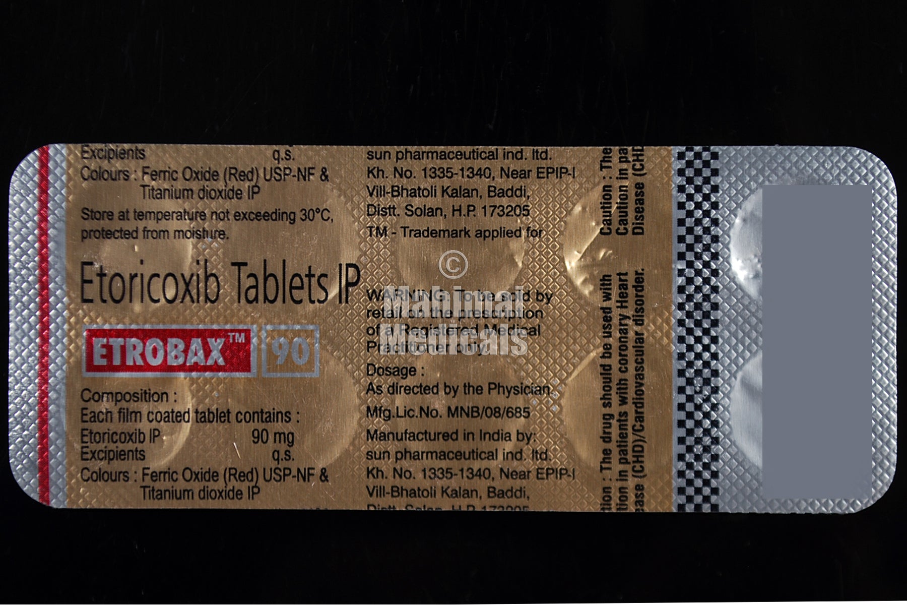 Etrobax 90 MG Tablet