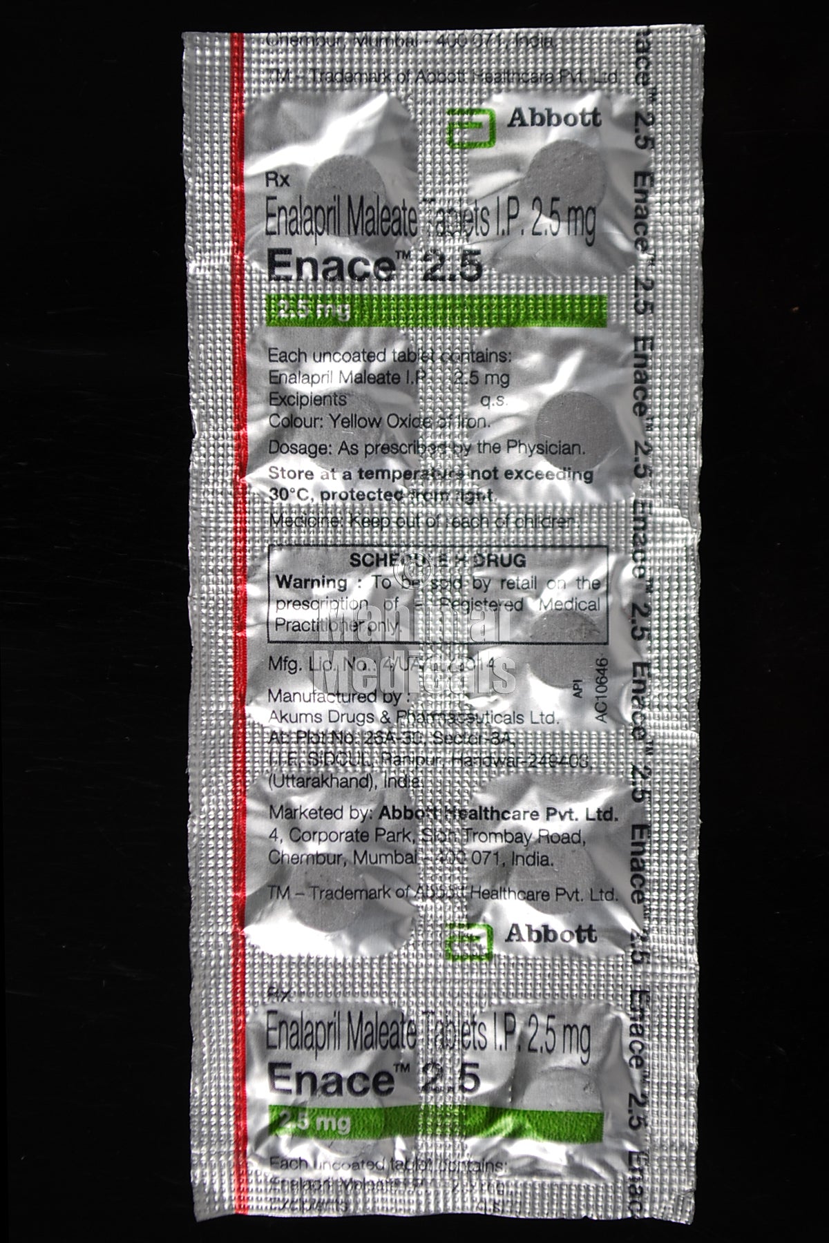 Enace 2.5 MG Tablet