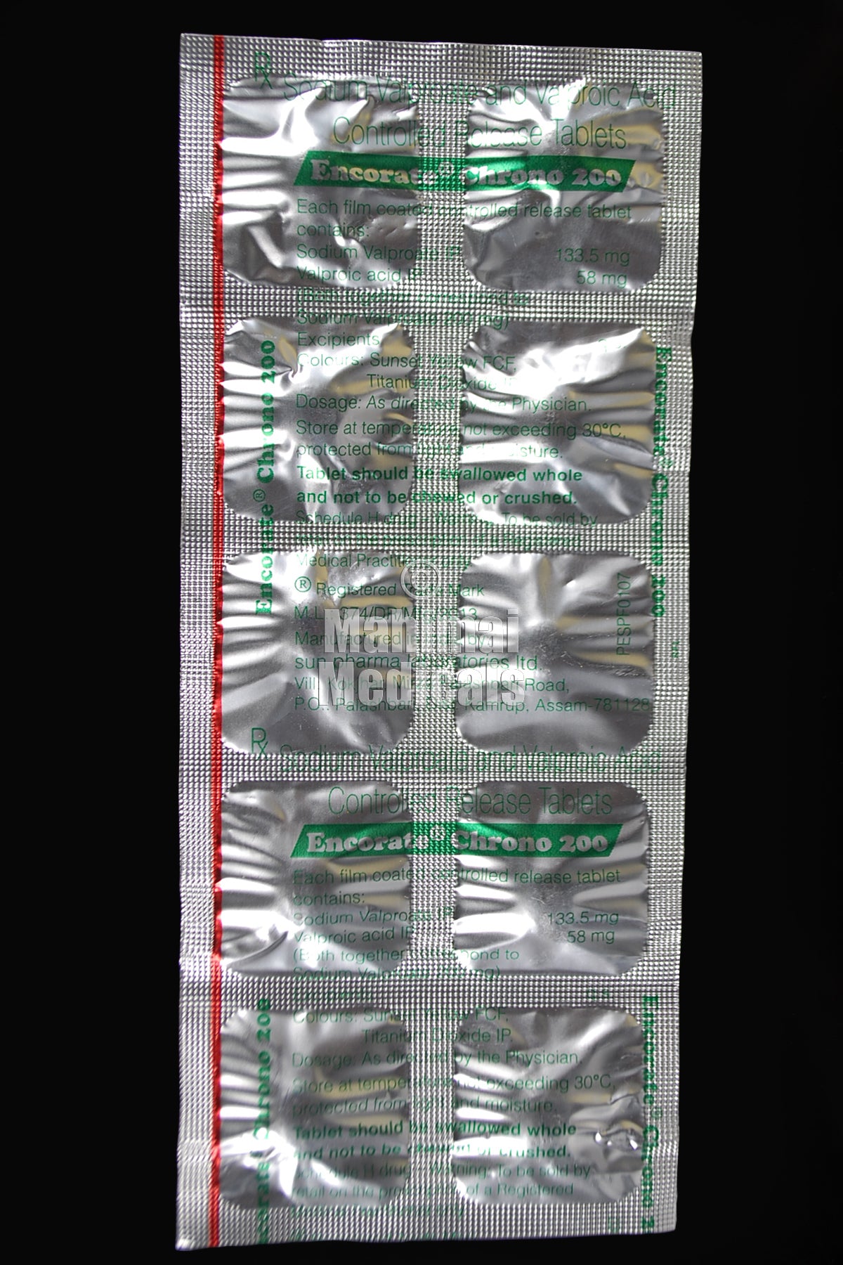 Encorate Chrono 200Mg Tablet