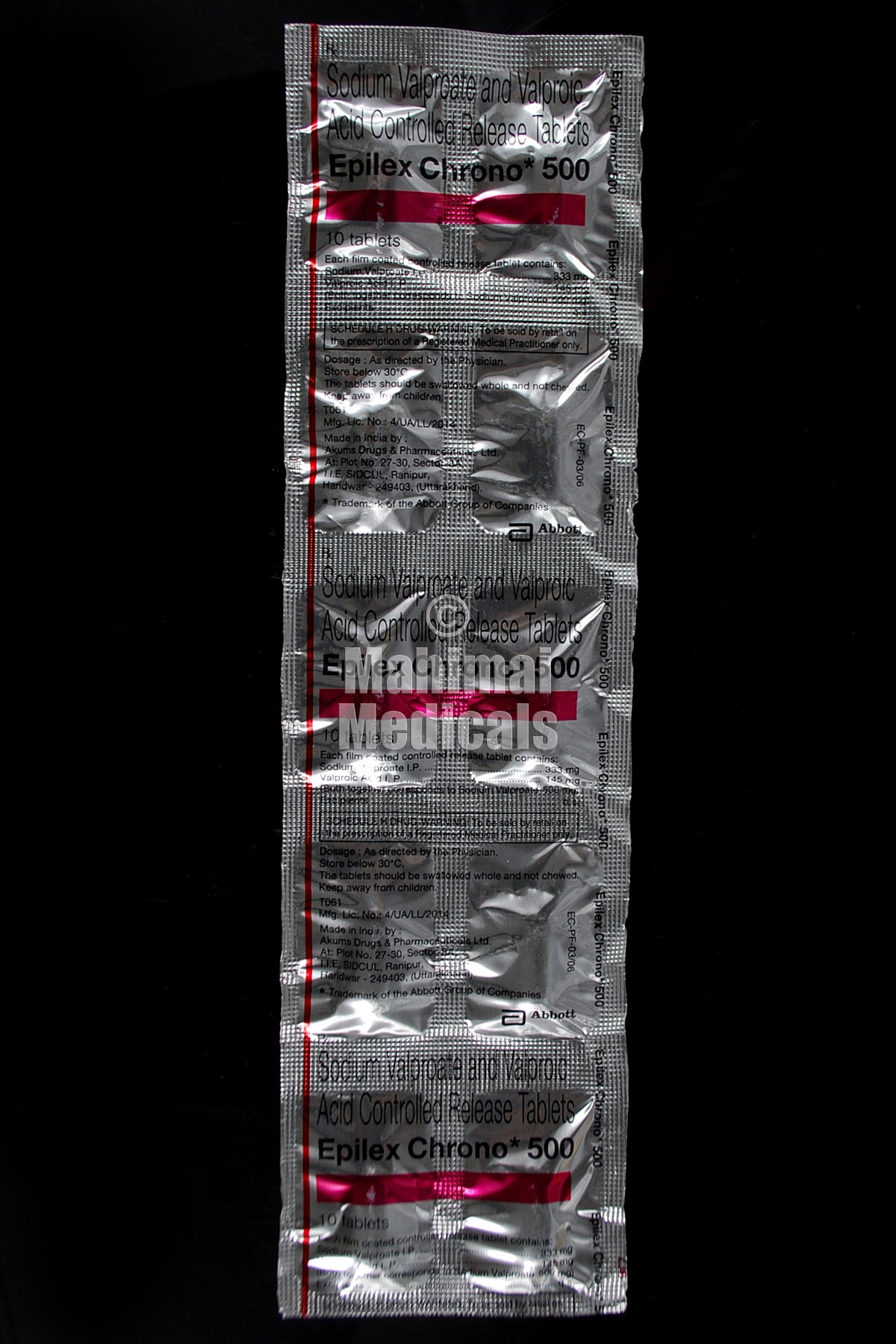 Epilex Chrono 500 Tablet Cr