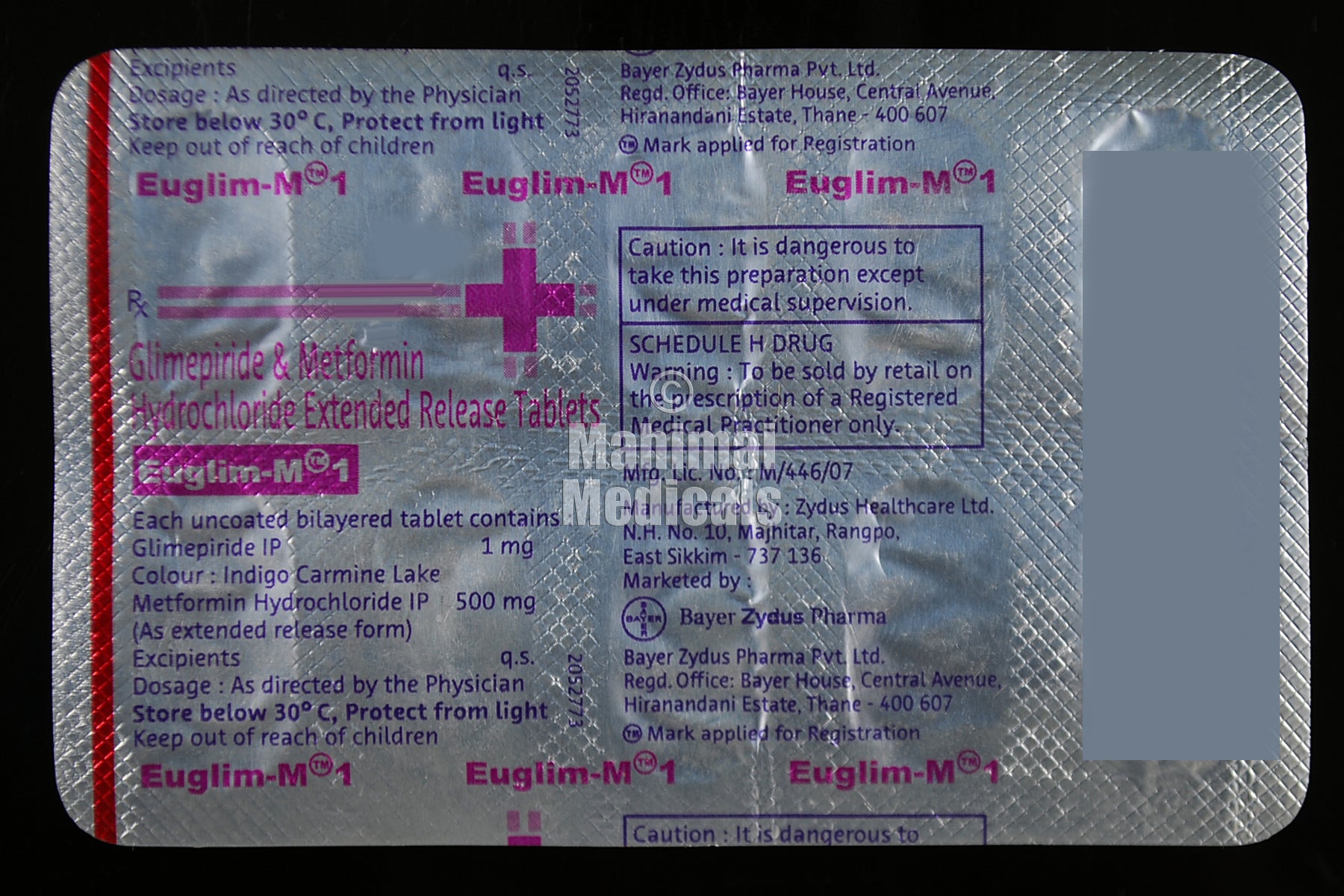 Euglim 1 MG Tablet