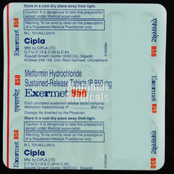 Exermet 850 MG Tablet