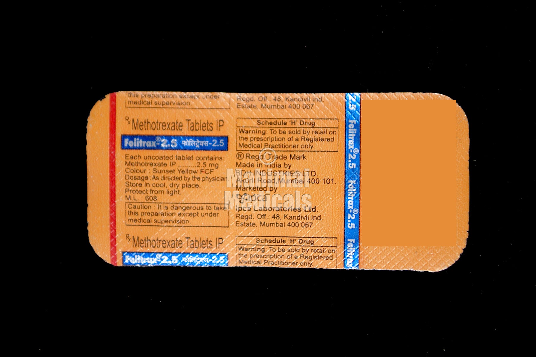 Folitrax 2.5 mg Tablet