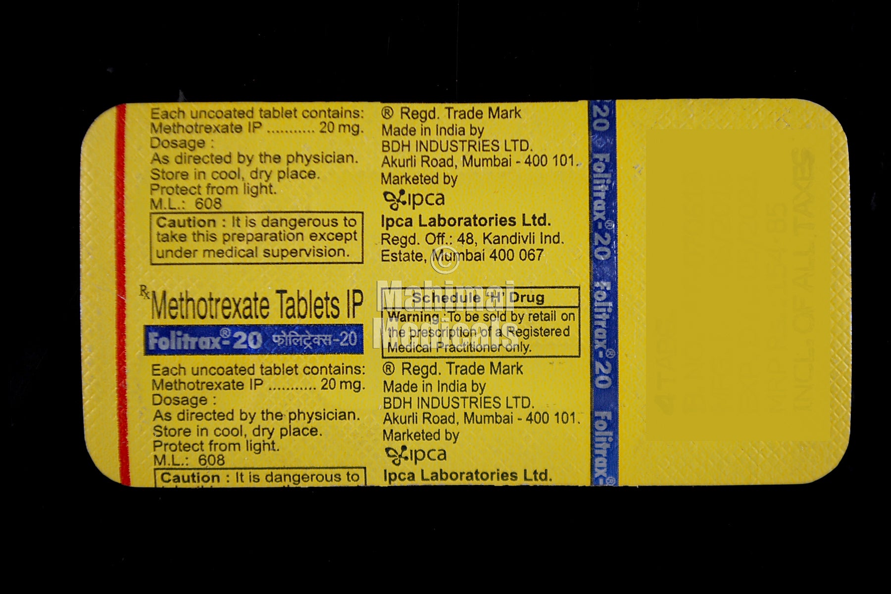 Folitrax 20 MG Tablet