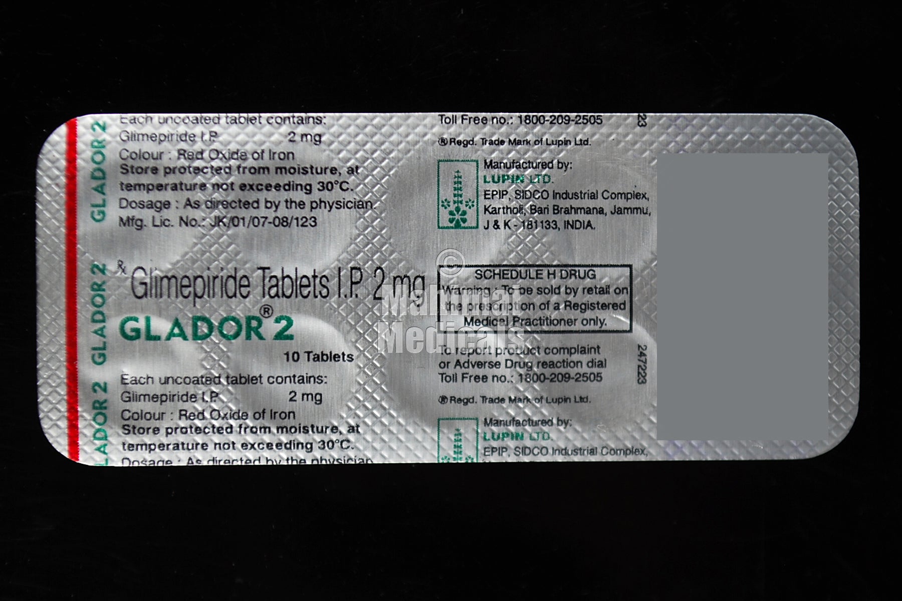 Glador 2 MG Tablet