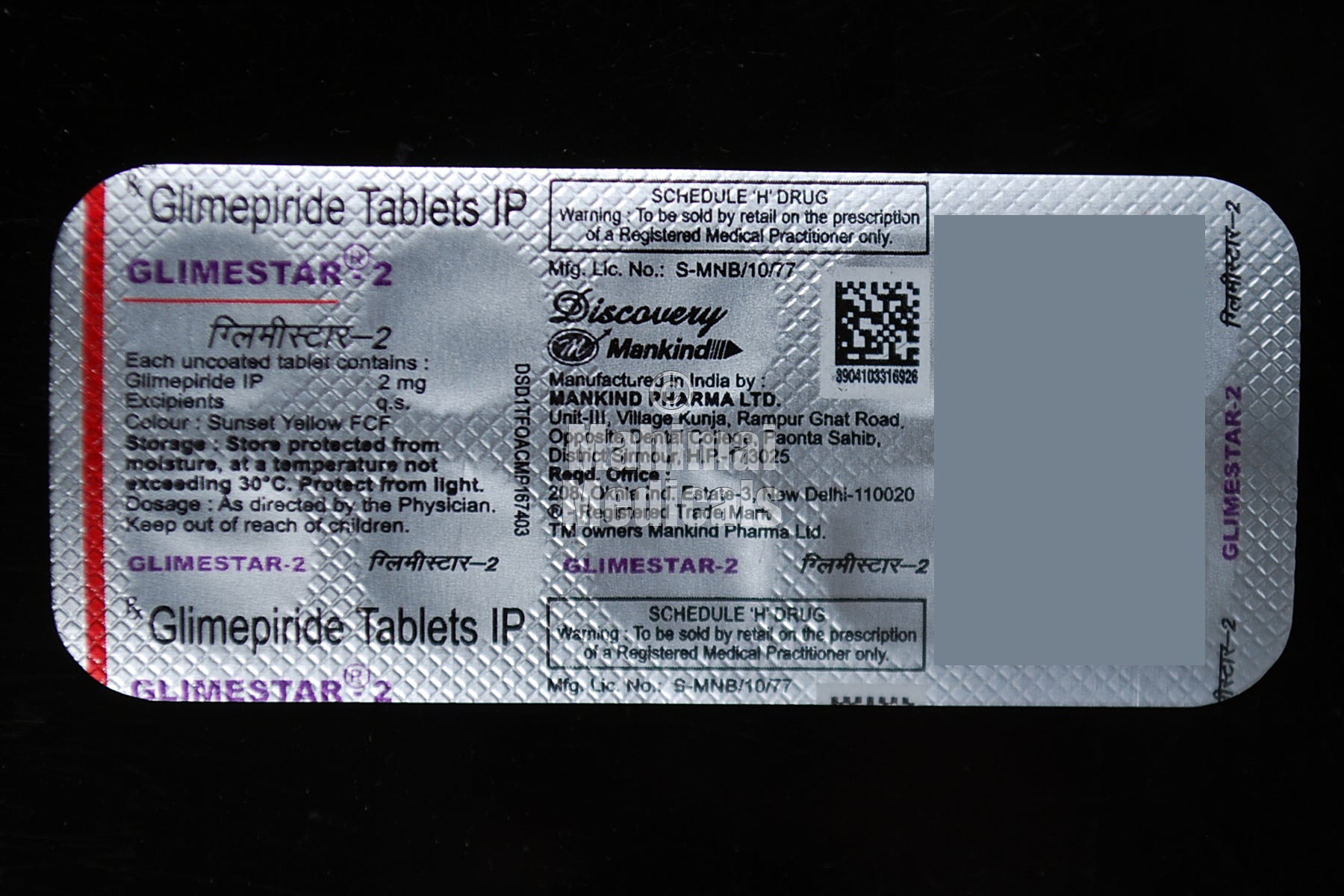 Glimestar 2 MG Tablet