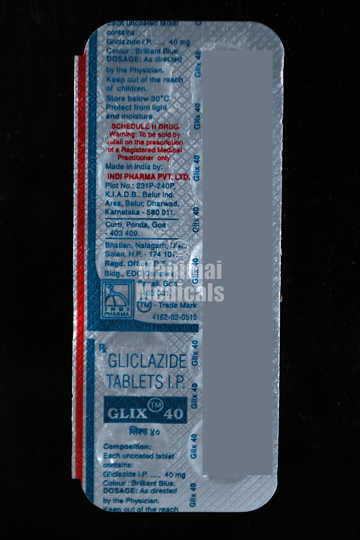 Glix 40 MG Tablet